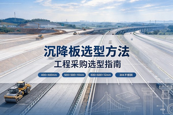 上城沉降板选择方法