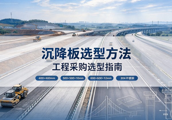 上城沉降板选择方法